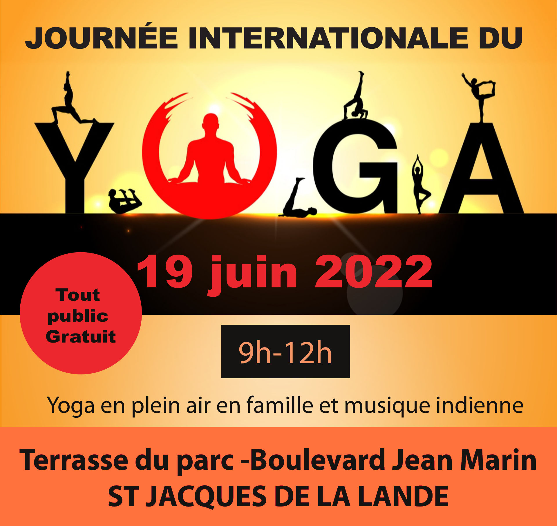 Yoga à St Jacques de la Lande le 19 juin 2022