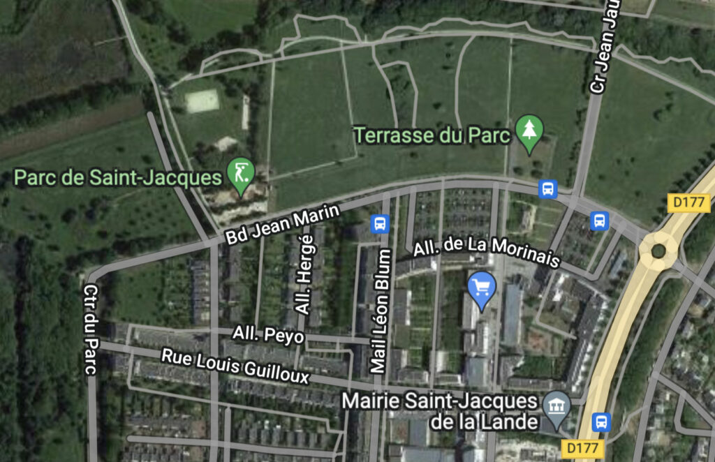Plan Terrasse du Parc à Saint Jacques de la Lande