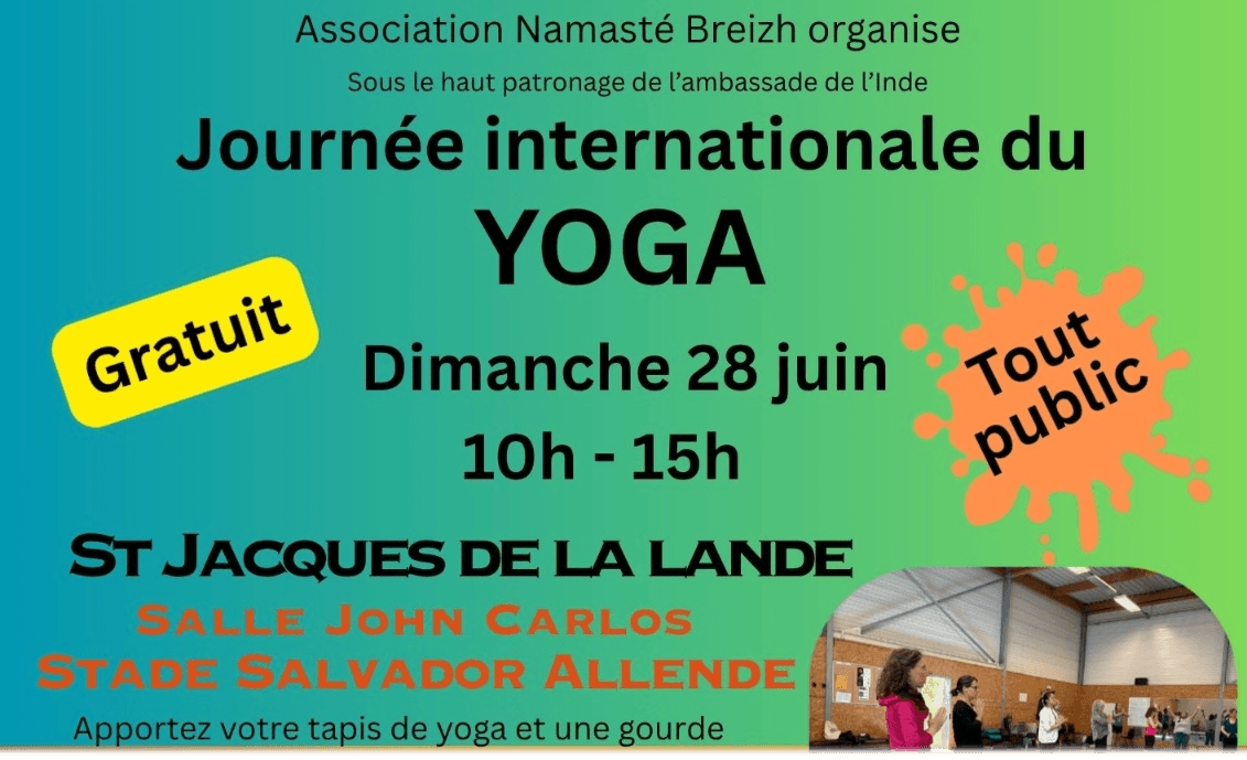 Journée Internationale du Yoga 2026 - Saint Jacques de la lande